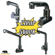 Plastic Chrome Pillar Arc Sink Tap/Basin Tap/Wall Tap/水侯头/水槽水龙头/水龙头