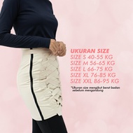 Postpartum Binder with Durable Zip, Thick Calico Fabric, Sizes S-XXL