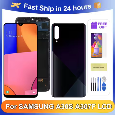 A30S 6.4''For Samsung For AMOLED A307F A307FN A307G A307GN A307GT LCD Display Touch Screen Digitizer