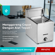 Penggorengan Deep Fryer Gas Fomac FRY-G71C