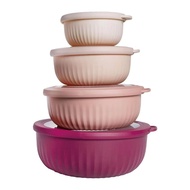 The Pisciculture Cereal Storage Container Bacon Freshness Container 4pcs Sealed Food Container Set f