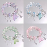 Fish Tail Crystal Bracelet For Women Korean Fashion Accessories For Women-YES