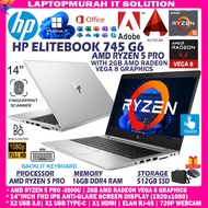 HP ELITEBOOK 745 G6 TOUCHSREEN -AMD RYZEN 5 PRO / 2GB AMD RADEON VEGA 8 GC / 16GB DDR4 RAM / 512GB S