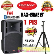 Speaker Aktif Portable Baretone 15 inch 15rae Original Tws Bluetooth