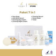 [Sale] Skincare Package 7 in 1 Face Soap, AHA BHA Serum, Facial Wash, Glowing Serum, Glowing Day Cre
