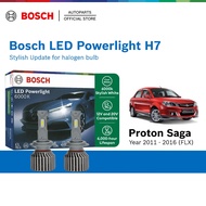 Bosch LED Powerlight Retrofit 6000K Proton Saga FL / FLX (2011 - 2016) H7 Car Halogen Headlight Retr