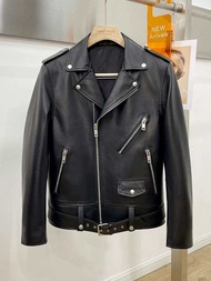 Áo Khoác Da Nam lót lông dáng Biker chất da cao cấp mẫu mới 2025