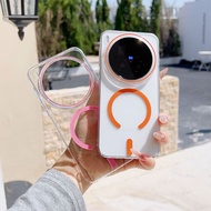 Suitable for VIVO X300Ultra Phone Case Ice Transparent High Transparent Magnetic IQOO15 Ultra-Thin P