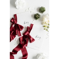 Wedding Vows Card Set with Decor Accessories 4U18 – His Vows Her Vows, Wedding Decoration Photograph