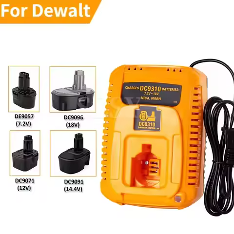 DC9310 18V Battery Charger Replacement for Dewalt 18V Charger DW9116 Compatible for Dewalt 7.2V-18V 