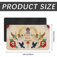 Play Mat for Magic Card Game, Trading Card Game Play Mat, Designated Zones for TCG CCG, Suitable for