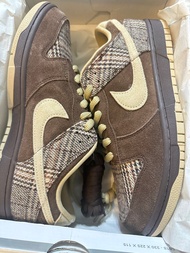 全新 Nike Dunk low pro SB  tweed 格紋 2580含運