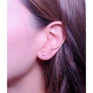 14K Gold Bezel Earrings