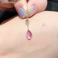 ❁✼►agete/Akado Spring Petal Collection New 10K Gold Amethyst Petal Earrings Pendant Japan purchasing