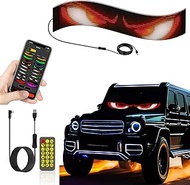 14.57" x 3.54" LED Eyes Lights for car Windshield, Programmable ojos luces led para carro car lights