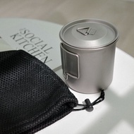鈦杯 杯蓋 鈦杯收納袋 露營杯收納 圓形防撞網袋-小網袋 水杯 杯
