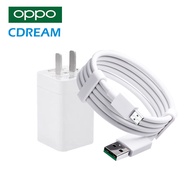 สายชาร์จ OPPO VOOC สายชาร์จ 1เมตร 2เมตร ชุดชาร์จ สายชาร์จเร็ว หัวชาร์จ+สายชาร์จ ของแท้ 100% รองรับ R9 R15 R11 R11S R9S A77 A3S A5S R9 F9 F11 รับประกัน1ป