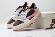 💚Brand New✨Nike Air Jordan 1 x Travis Scott AJ1 倒勾 低幫籃球鞋 板鞋 休閒鞋