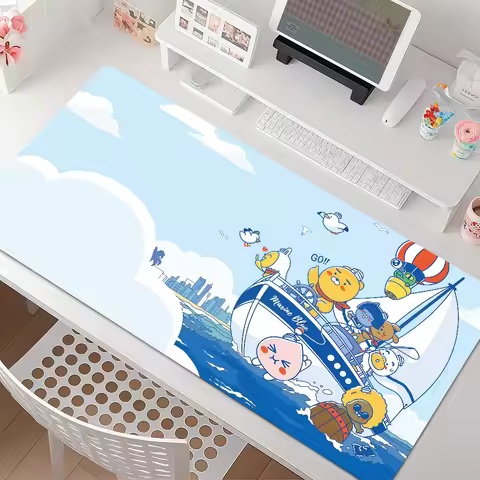 Cartoon K-KAKAO CUTE Mouse Pad Anti Slip Rubber Edge Locked Thickened Laptop Gaming F-FRIENDS Desk M