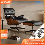 【LILI.SG】Eames Lounge ChairSingle-seater Leather SofaLight Luxury Eames Designer Leisure ChairNordic
