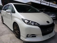 Toyota Wish 2013 Modellista ( Body Kit , Bodykit , Skirt , Skirting , Lip ) With Oem Paint