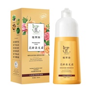 Dye Cream Ammonia-Free Long-Lasting Hair Color Herbal Floral Scented Formula Covers Grey Hair Natura