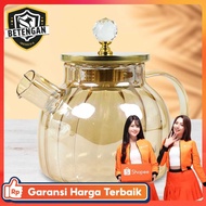 One Two Cups Teapot Pitcher Teapot Heat Resistant Borosilicate Fire 1L - BR-383