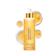 ครีมกันแดด Body Glow Oil, SPF 50 Shimmer Radiance Body Oil, Lightweight Shimmering Glitter Sunscreen