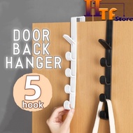 Back Door Long Row Hanging Hook High Load Capacity Space Saver Door Hanger Multifunctional Hook Backpack Hanging Rack