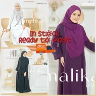 MALIKA ABAYA/JUBAH SABELLA MATERIAL CRUSH CREPE