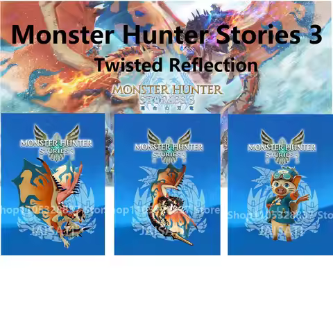 NEW Monster Hunter Stories 3: Twisted Reflection RathaV Rudy Ratha nfc cards for switch