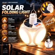 LED Solar Light Waterproof Outdoor Bivouac Decoration Emergency Lighting Energy Saving Remote Rechar