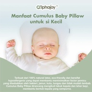 Claurent.shop - Alphajoy CUMULUS Bamboo Baby Pillow 100% Natural Latex