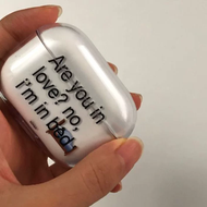 Japanese Korean Niche Personalized Bedside English For Airpod 4 3 2 1 AirPod Pro 3 2 Headphone Case