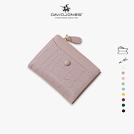 David Jones Paris Crocodile Pattern PU Leather Wallet Card Holder Organiser for Women and Gilrs