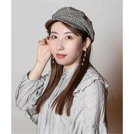 SHK01023 Spring Summer Checked Cap CA4LA Metal Buckle Flat Cap 58cm