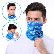 Stretchable Camouflage Arm Sleeves Buff UV Protect Anti Dust Ice Cool Fishing Hand Sock Men Women