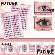 HL-FUTU Segmented False Eyelashes, Glue Free Anime Cosplay Manga Lashes, Popular With Jelly Glue Str