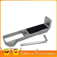 Multi-Function Base Plate for  G7X3 G7X2 Camera Quick Release L Plate Hand Grip Silver