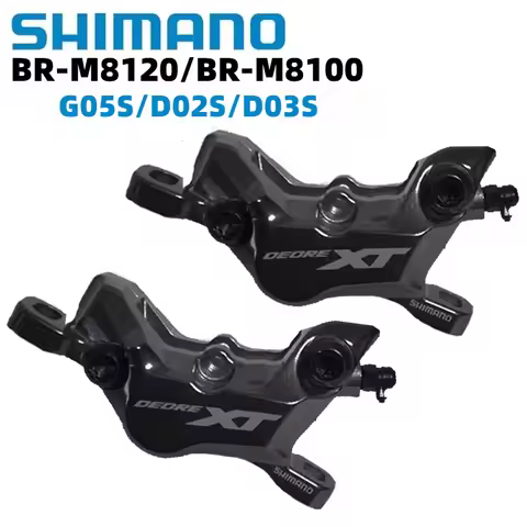 SHIMANO MTB DEORE XT BR-M8100 2-Piston M8120 4-Piston ICE TECHNOLOGIES Hydraulic Disc Brake Caliper 