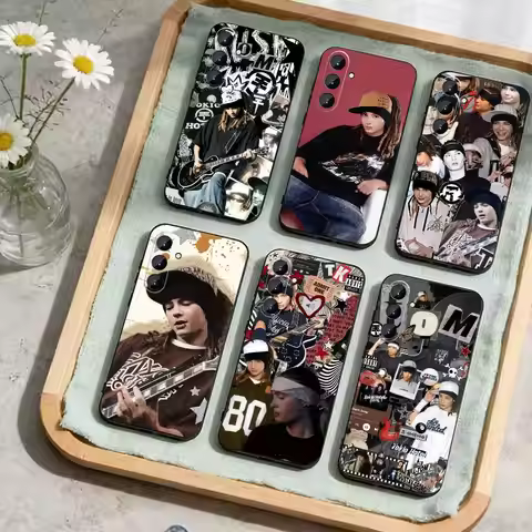 Bill Tom Kaulitz Tokio Hotel Phone Case For Samsung Galaxy A73,A21s,A22,A31,A52,A53,A71,A41Soft Blac