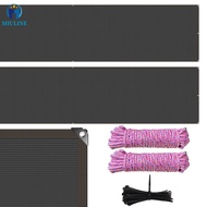 2Pcs Balcony Privacy Screen with Reinforced Edge 1×3m Breathable Privacy Fence Screen Privacy Protec