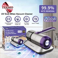 Teemo 1400W 8000RPM Dust Mite Removal Device For Household Sofa Bed Mattress Vacuum Cleaner With 253