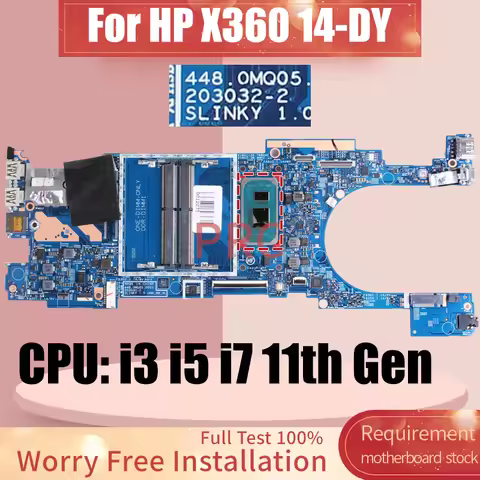 For HP X360 14-DY Laptop Motherboard 203032-2 i3-1125G4 i5-1135G7 i7-1165G7 M45749-601 M76626-601 No
