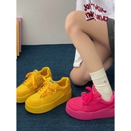 [Ready + Fire] Xiaoluu | Rose gold 5cm high heel women's sneakers - Summer 2024 style, active for sc