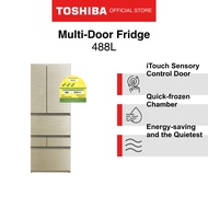 [Bulky] Toshiba GR-RM631WE-PGX(B1) / GR-RM631WE-PGX(A6) Multi-Door Refrigerator, 588L, Energy Rating