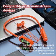 Running Waterproof Headset Stereo Bass Bluetooth 5.3 Wireless Earphones Neck-mounted Card Earbud