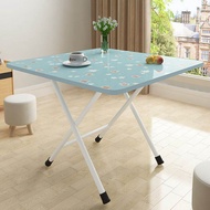 Table Foldable Bedroom Dining Table Stall Dining Table Portable Dormitory Dining Small Table Simple Household Square Desk