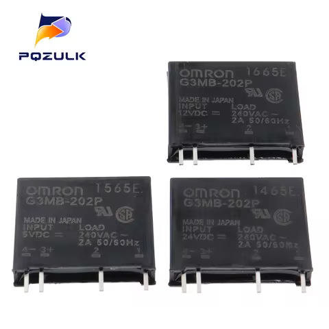 10PCS New original solid state relay G3MB-202P-5VDC G3MB-202P-5V G3MB-202P DC-AC PCB SSR In 5V/12V/2