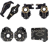 TRX4 Brass C-Hubs Caster Blocks Diff Cover Brass Front Axle Counter Weight for 1/10 RC Crawler TRX6 
